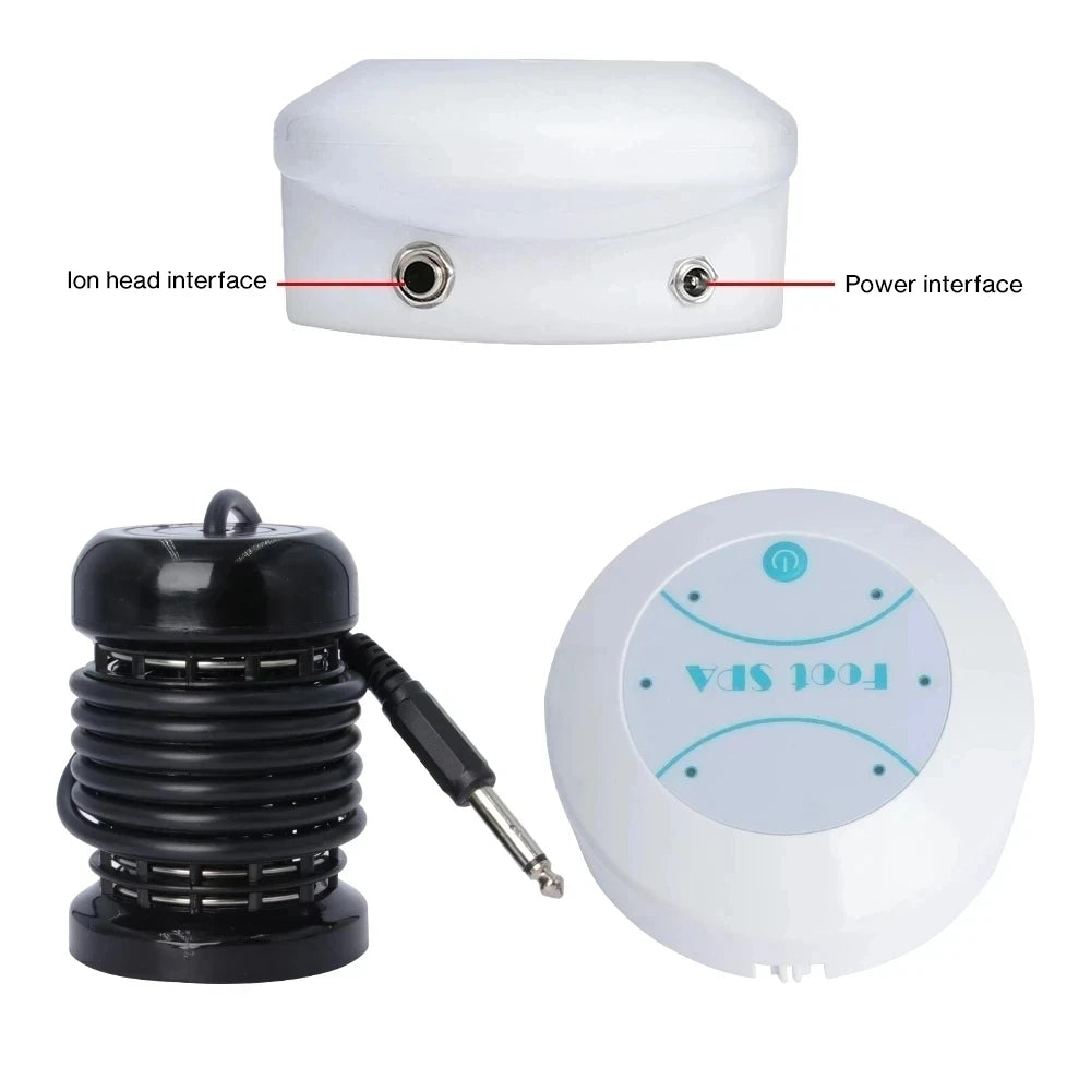 Ionic Foot Spa Bath Detox Machine for Foot Bath Ion Detoxifier Massager Relaxation Pedicure Footspa Massage Therapy Arrays Aqua