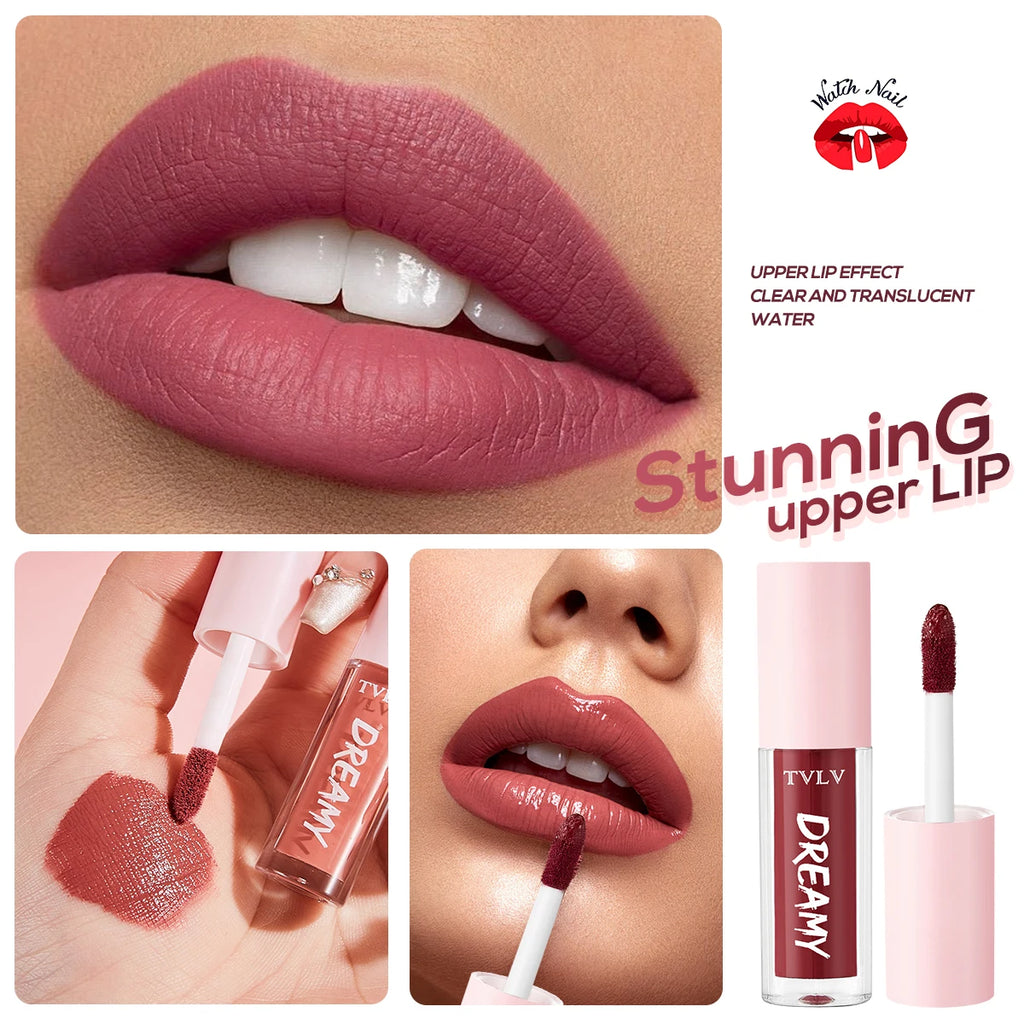 10 Pieces/Set Lip Gloss Velvet Lipstick: Waterproof and Long-Lasting Lip Gloss Women's Moisturizing Lipstick