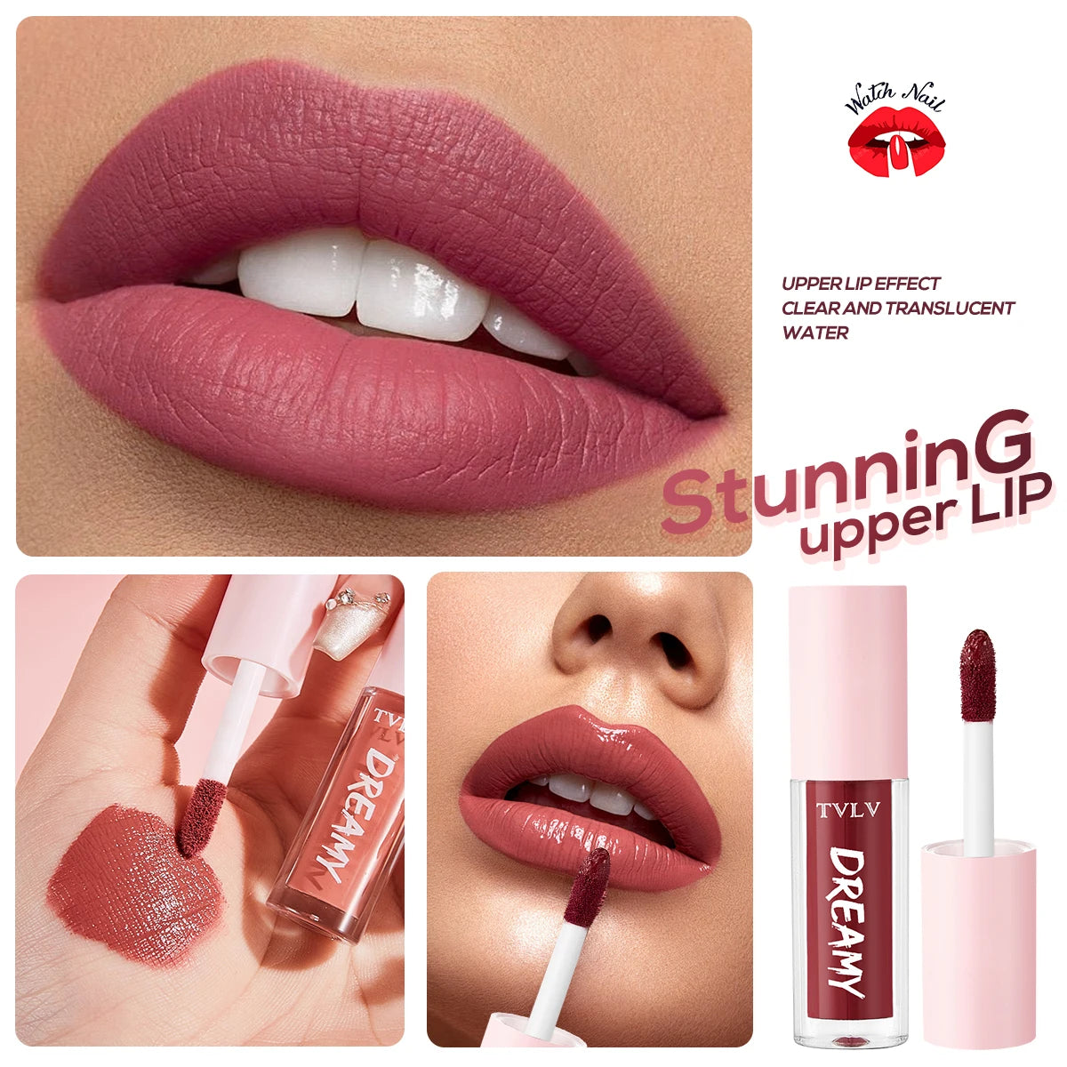 10 Pieces/Set Lip Gloss Velvet Lipstick: Waterproof and Long-Lasting Lip Gloss Women's Moisturizing Lipstick